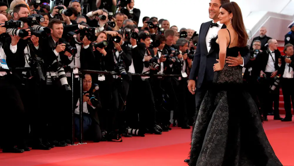 Penélope Cruz y Javier Bardem en el Festival de Cine de Cannes