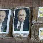 Los paquetes de droga con la imagen de Putin