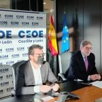 El presidente de CEOE Castilla y León, Santiago Aparicio, inaugura un encuentro virtual con 250 empresarios