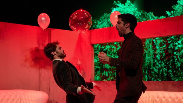 Fernando Delgado-Hierro (izda.) y Francesco Carril dirigen y protagonizan la función