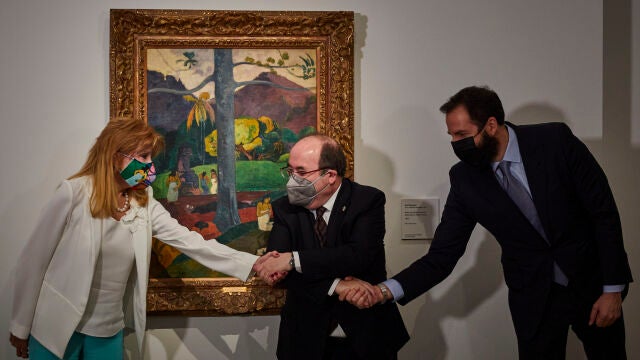 El "Mata Mua", de Paul Gauguin y joya de la corona de la colección de la baronesa, presidió el acuerdo