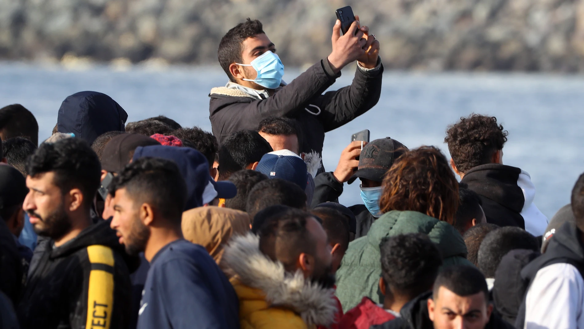 Salvamento socorre a 290 inmigrantes en seis pateras al sur de Gran Canaria