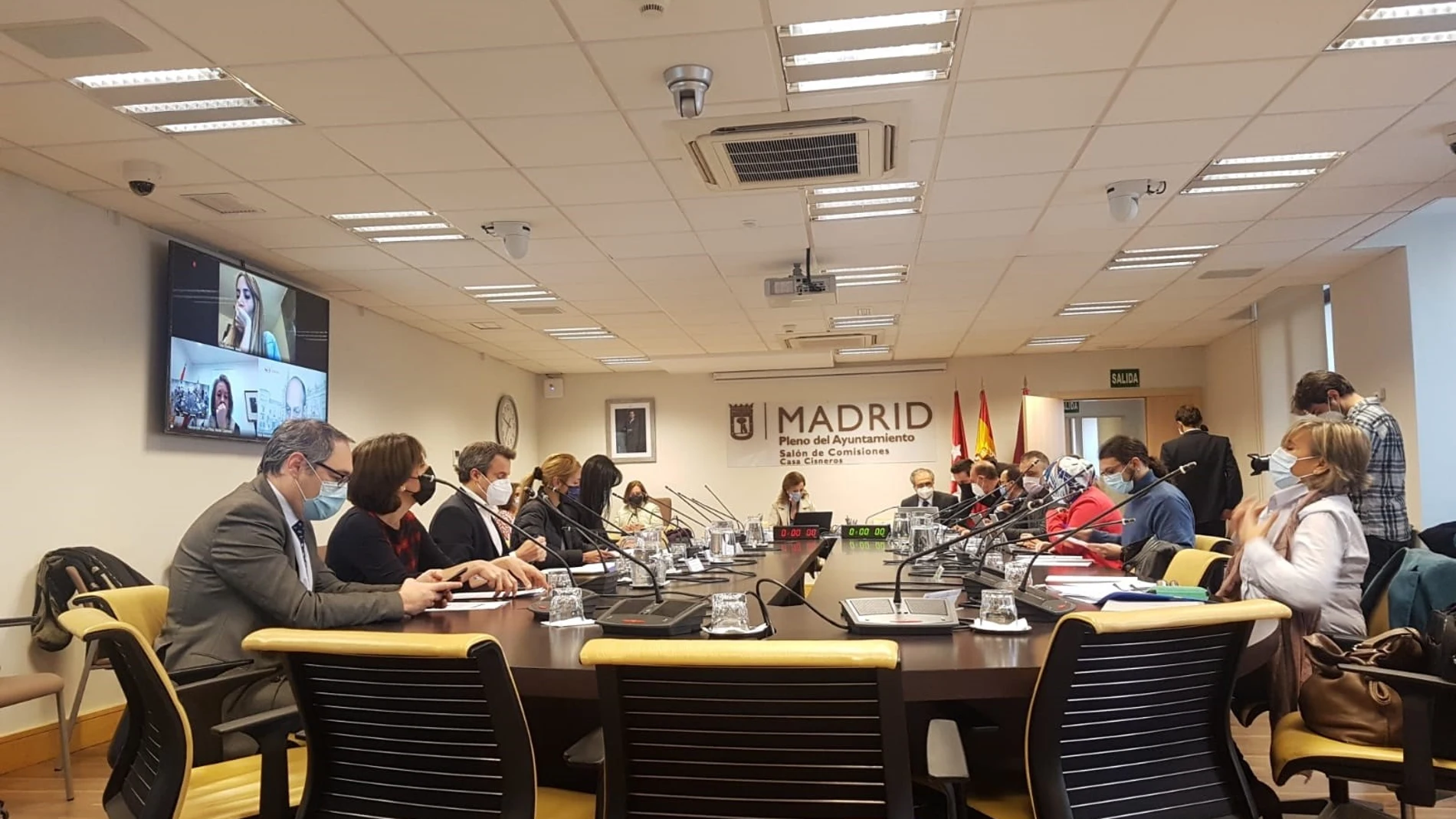 Comisión Permanente Ordinaria del Pleno de Vicealcaldía de Madrid EUROPA PRESS 11/02/2022