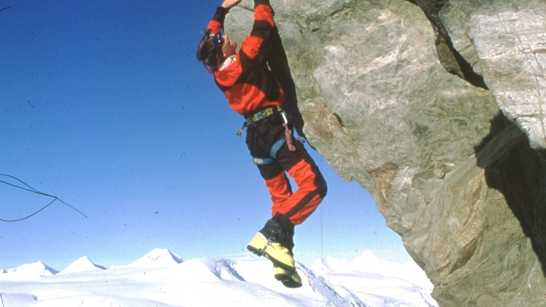 Alex Lowe murió en 1999 por una avalancha de nieve en una montaña del Tíbet