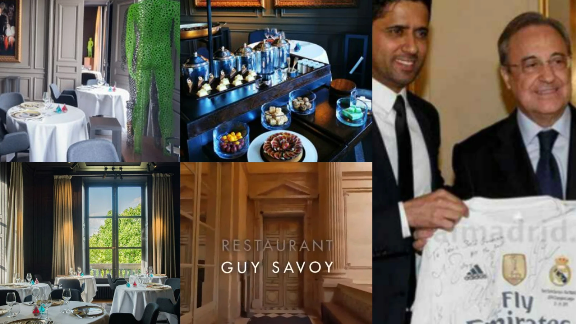 Así es Guy Savoy, el restaurante en el que cenarán Florentino y Al Khelaifi