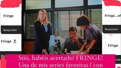 María Tilve adicta a la reposición de Fringe