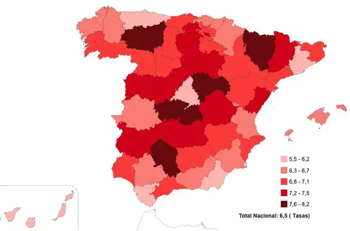 Así subió el IPC en cada provincia de España en 2021