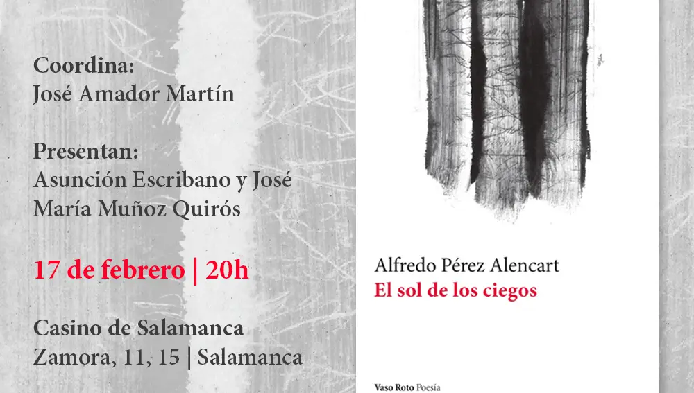 Presentación del nuevo poemario de Pérez-Alencart