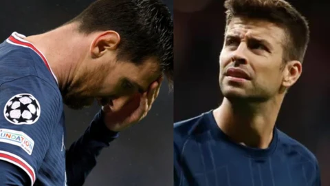 Leo Messi y Gerard Piqué