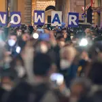 Demonstration &#39;Yes to peace, no to war&#39; in Rome