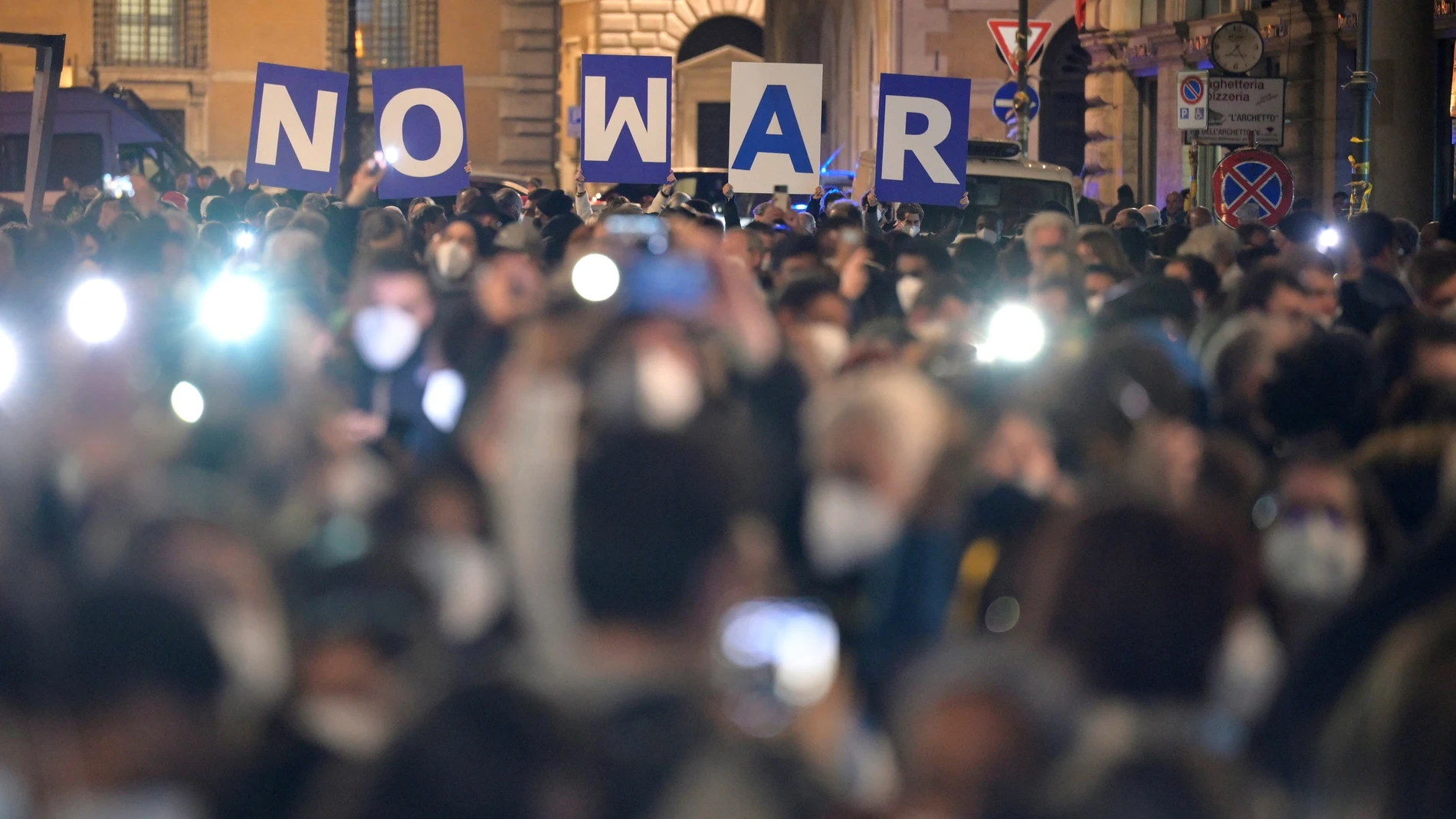 Demonstration 'Yes to peace, no to war' in Rome