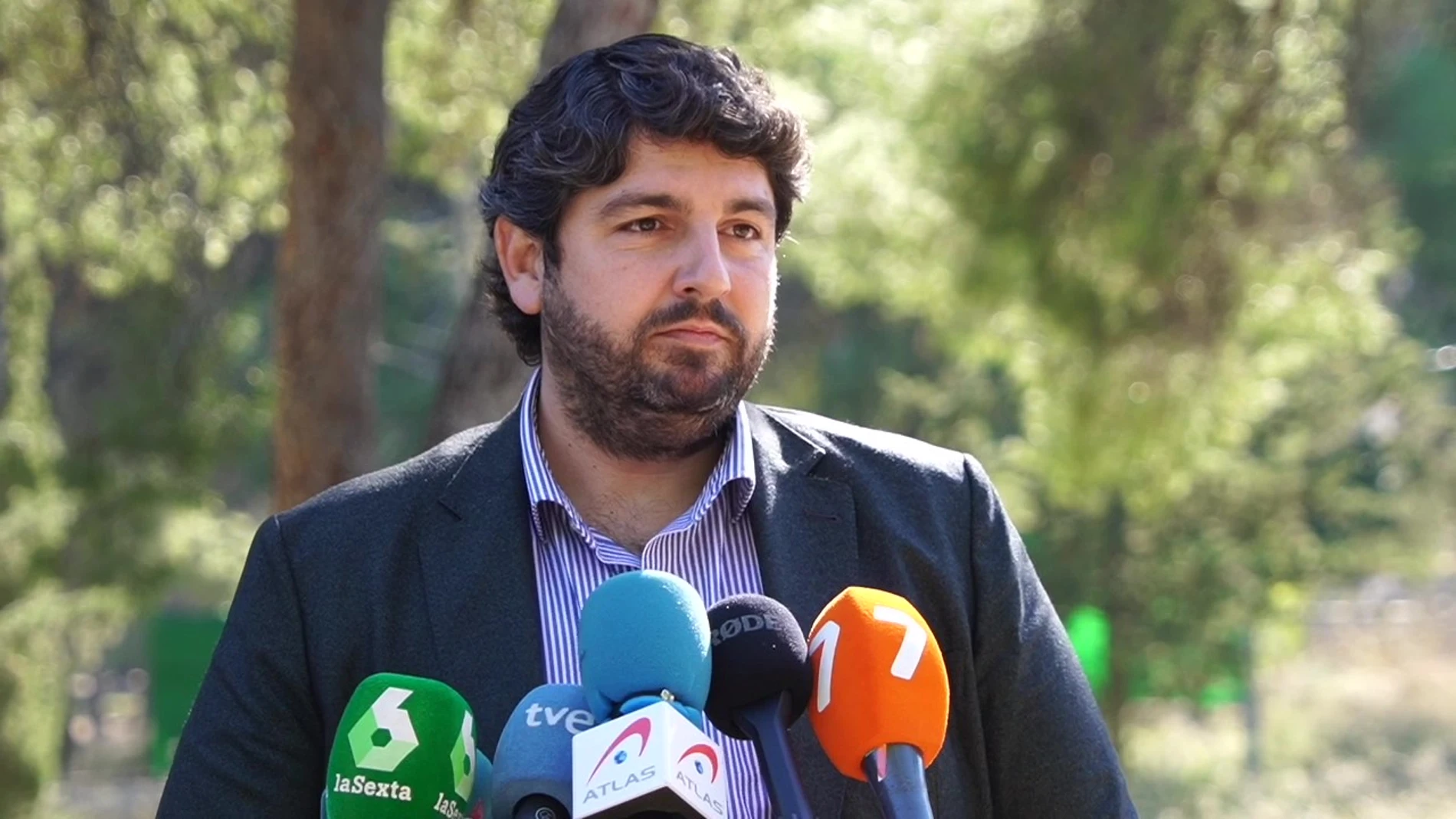 El presidente del PP en la Región de Murcia, Fernando López Miras