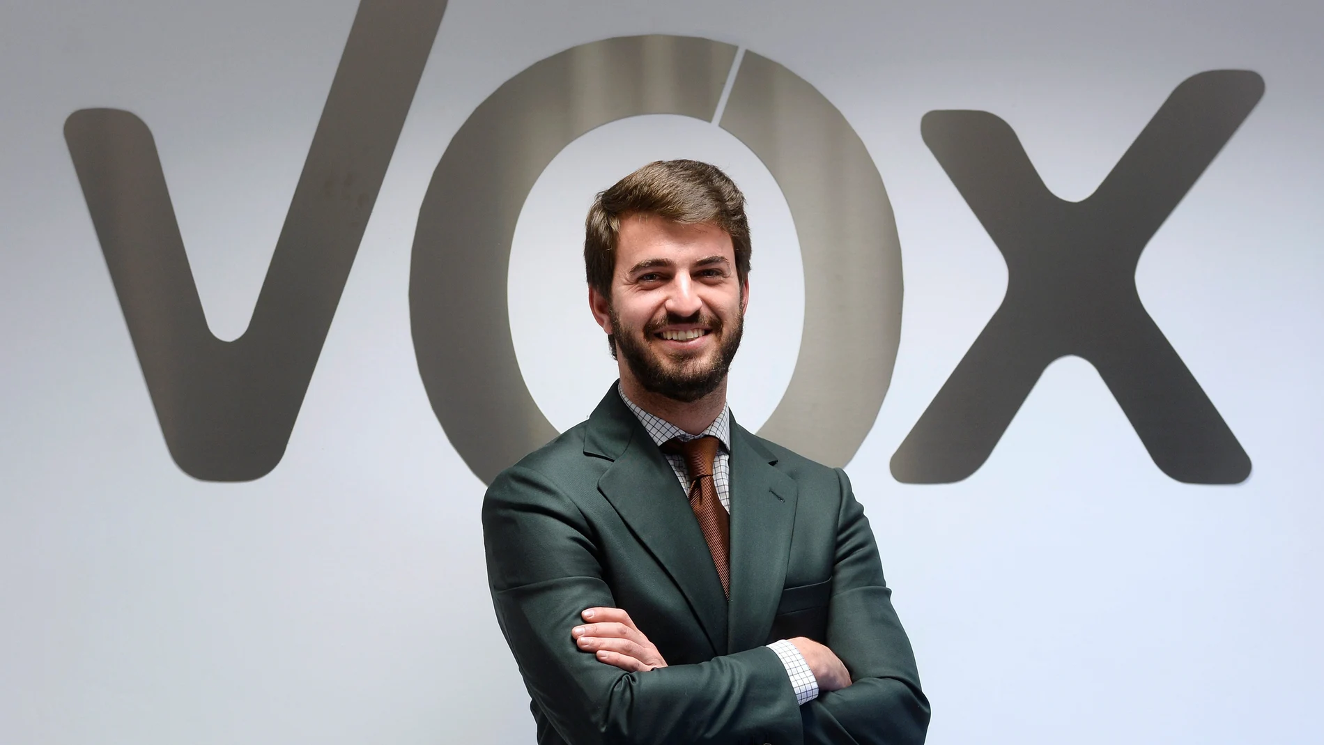 El candidato de Vox a la Presidencia de la Junta de Castilla y León, Juan García-Gallardo Fring
