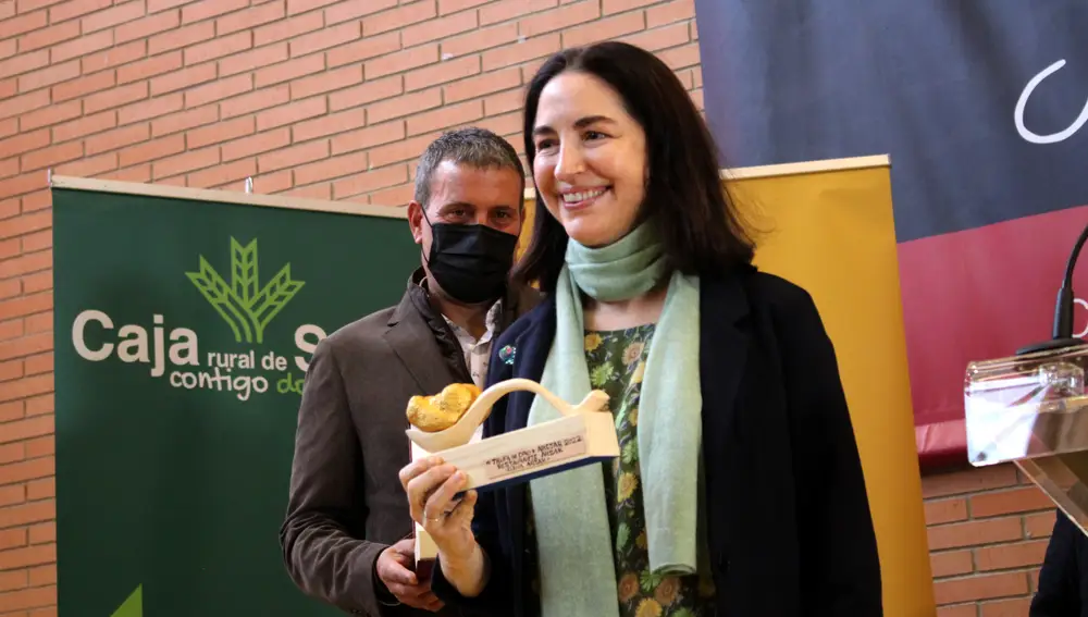 Elena Arzak recibe el reconocimiento de la Feria de la Trufa de Soria