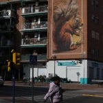 Arte Urbano en las fachadas de los edificios de Fuenlabrada.
