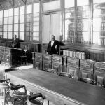 Imagen de archivo de la Biblioteca Pública de Palencia en el año 1932