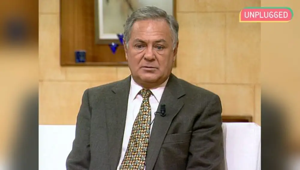 Pedro Carrasco en el año 2000 durante su entrevista con María Teresa Campos