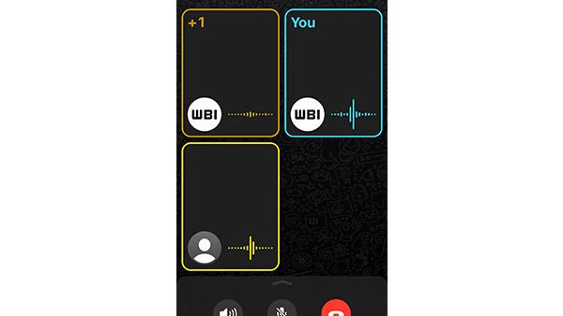 La nueva interfaz de voz para las llamadas de grupos.