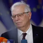El máximo representante de la UE, Josep Borrell, este lunes en Bruselas
