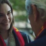 Fotograma del vídeo elaborado por la RFEF con motivo del regreso de la selección española a Barcelona.