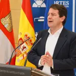 El presidente del PP en funciones de la Junta de Castilla y León, Alfonso Fernández Mañueco