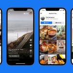 Capturas de Reels en la "app" de Facebook.