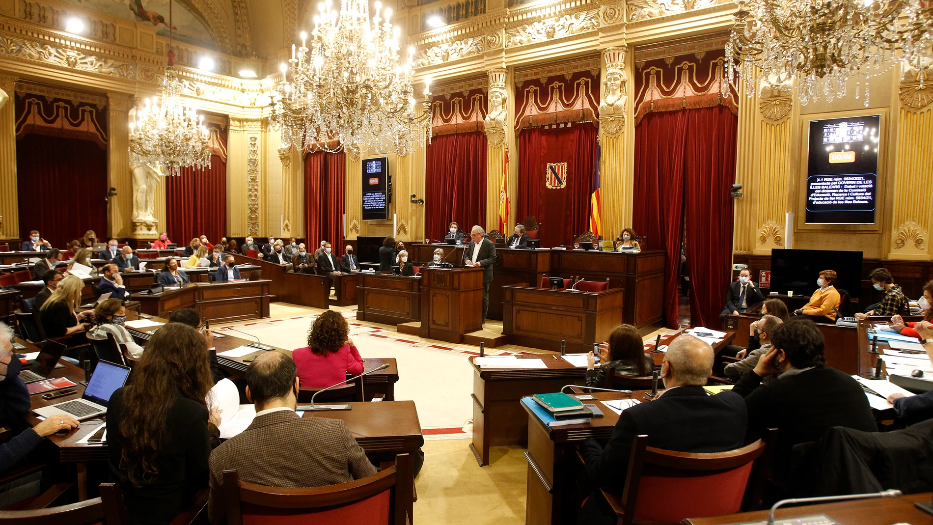 Vista general de una sesión plenaria en el Parlament de las Islas Baleares.Isaac Buj / Europa Press