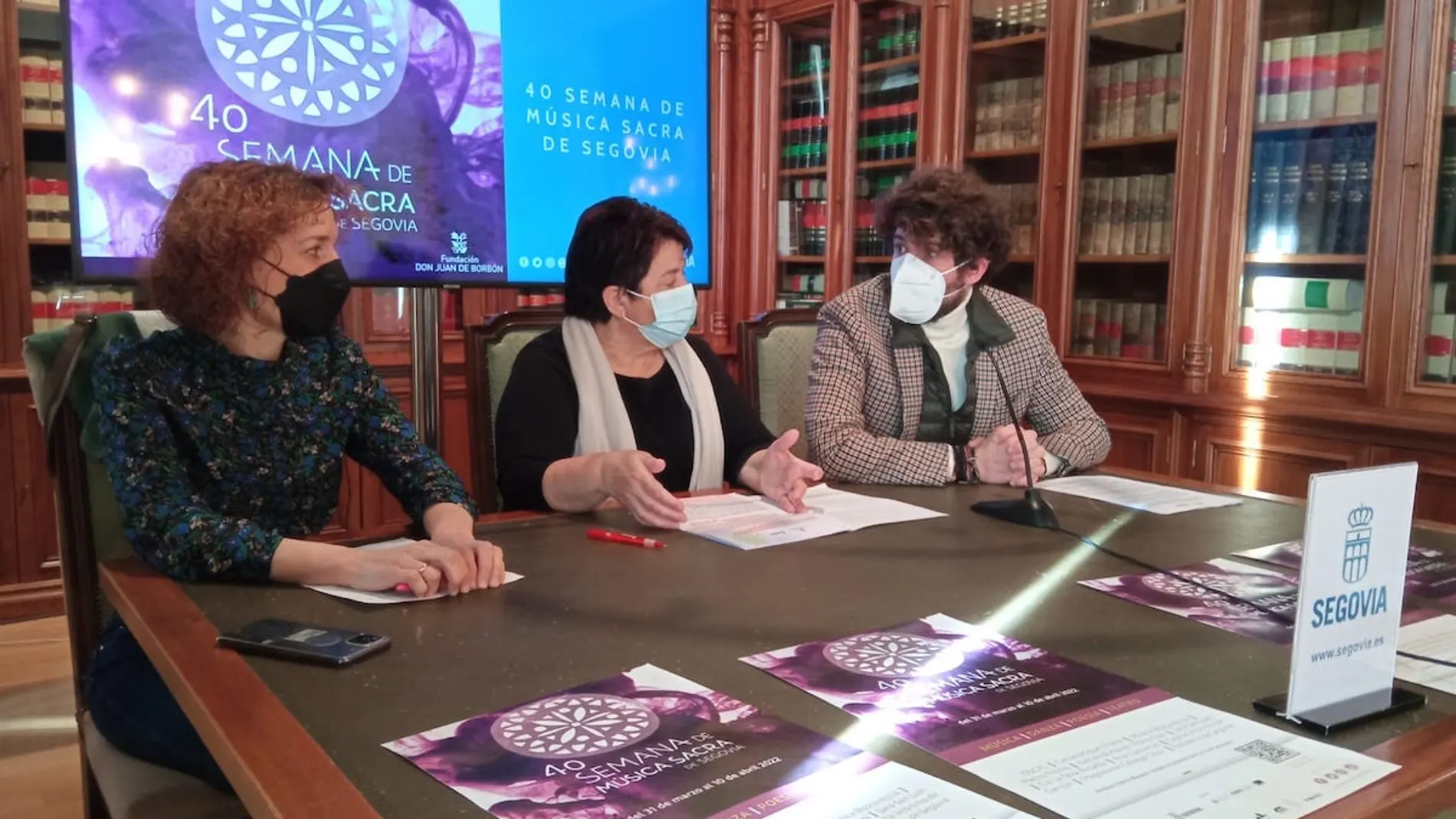 Presentación de la programación de la 40 edición de la Semana de Música Sacra de Segovia