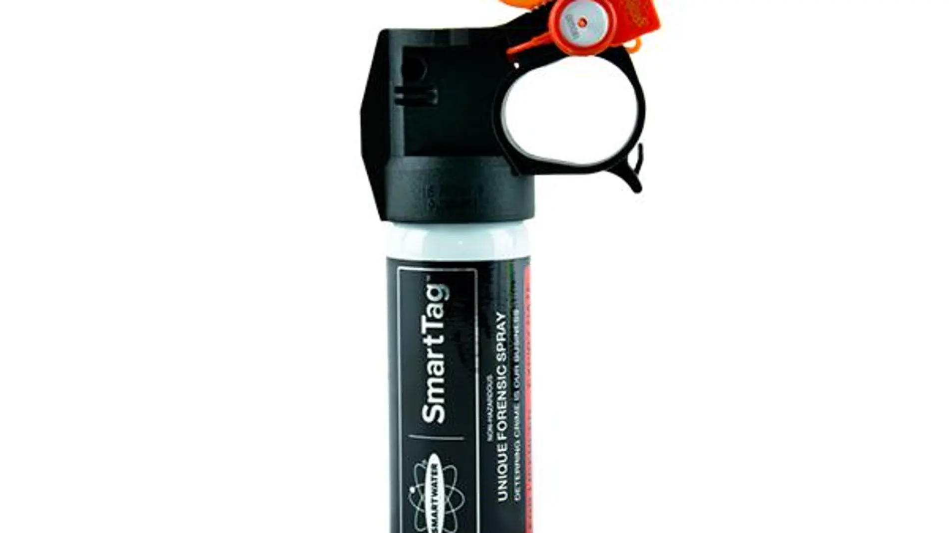 Spray con "agua inteligente" que forma parte del paquete de disuasión forense de la marca SmartTag.