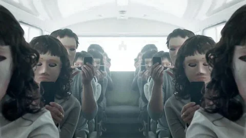 Una escena de de la última temporada de la serie televisiva "Black Mirror".