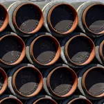 Secciones de tubería para el gasoducto entre Alemania y Rusia