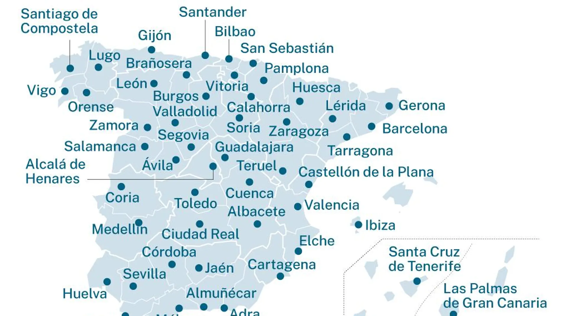 Los municipios más antiguos de España