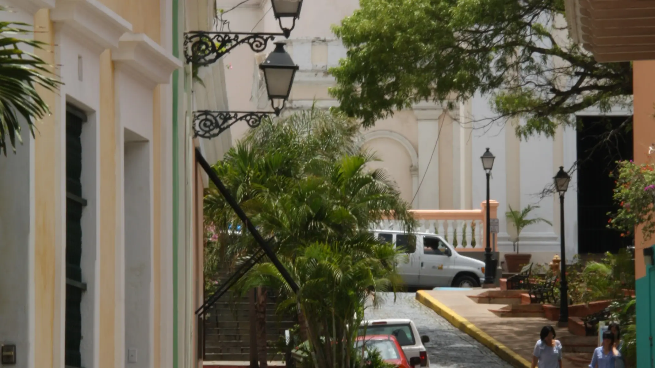 Una de las calles del centro histórico de San Juan