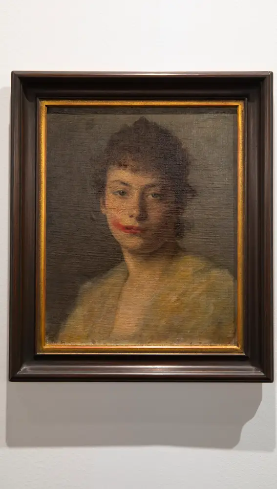 “Woman with smeared lipstick” , de Hans-Peter Feldman. Galería Projectesd.
