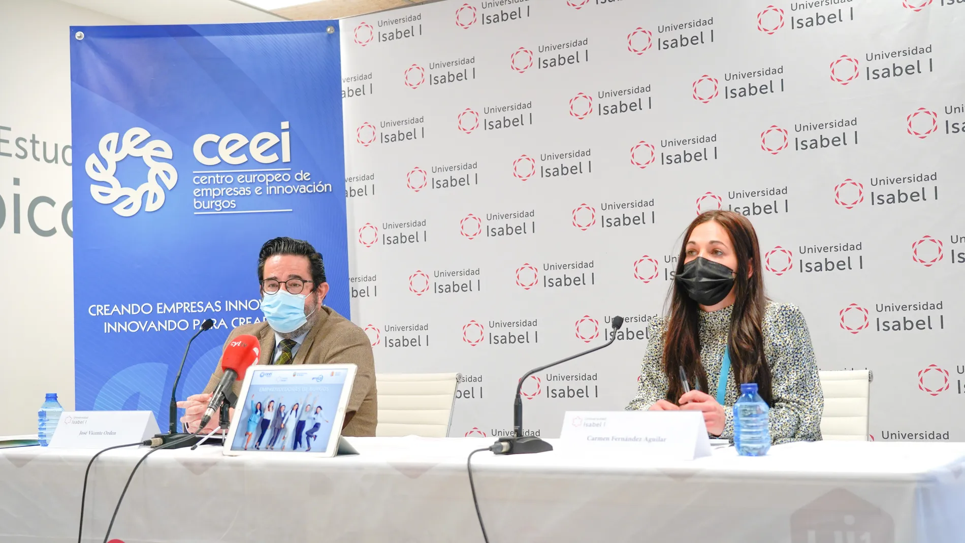 Presentación del certamen "Emprendedoras de Burgos"