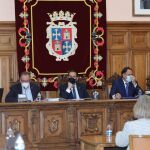 Mario Simón durante el Pleno Extraordinario celebrado en el Ayuntamiento de Palencia