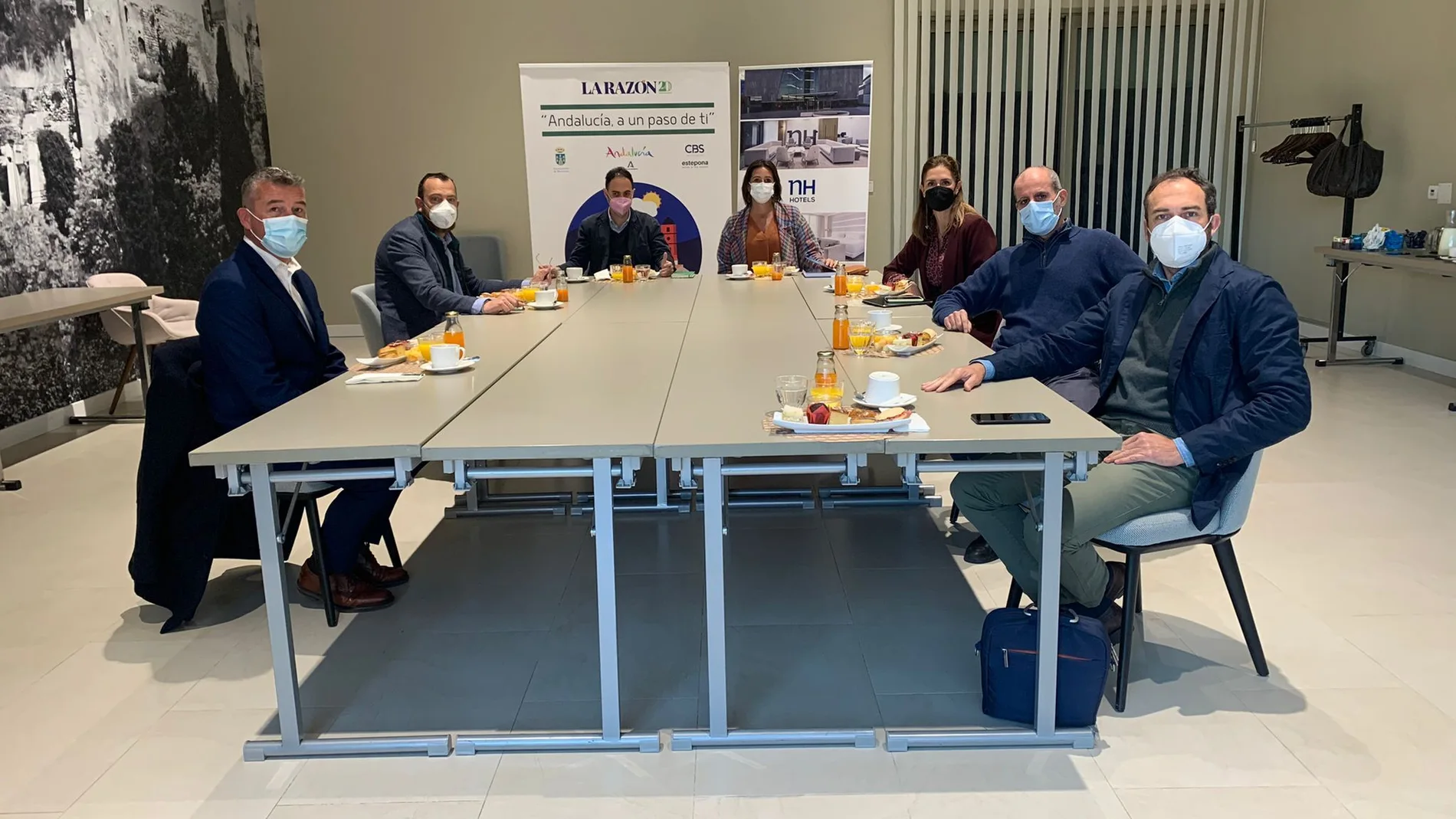 Un momento de la mesa redonda sobre turismo celebrada en el Hotel NH Málaga