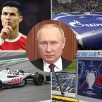 La UEFA, el Manchester United, el Schalke y Haas tienen vínculos económicos con la Rusia de Vladimir Putin.