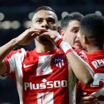 El defensa brasileño del Atlético de Madrid, Renan Lodi. EFE / Mariscal.