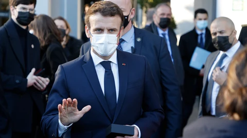 El presidente francés Emmanuel Macron