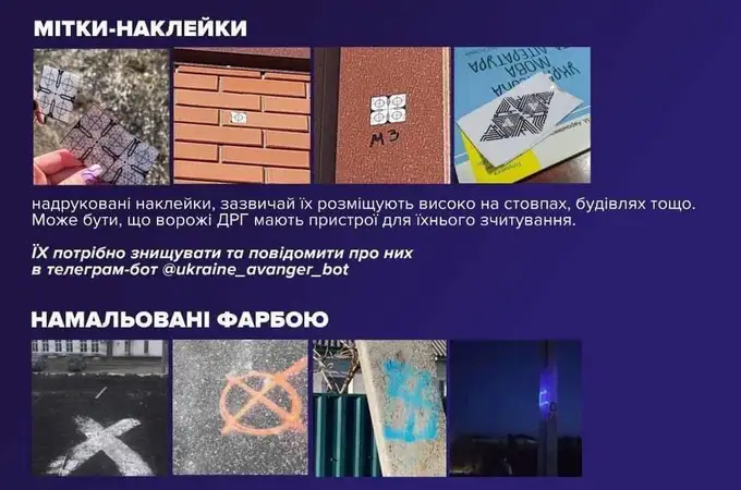 Ucranianos se organizan en grupos de Whatsapp para descubrir edificios marcados por los rusos