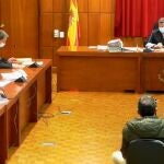 El acusado de matar y descuartizar a su mujer en Cartagena (Murcia) declara en la Audiencia Provincial de Murcia.