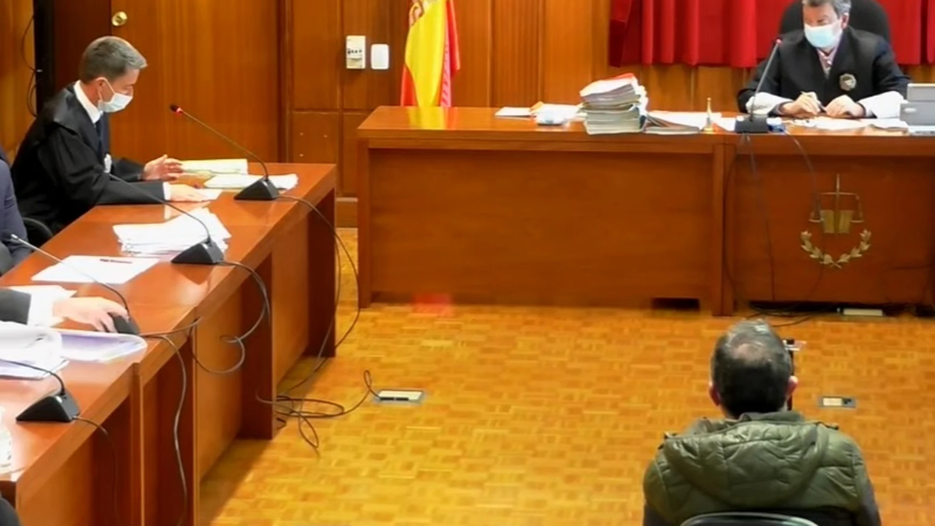 El acusado de matar y descuartizar a su mujer en Cartagena (Murcia) declara en la Audiencia Provincial de Murcia.