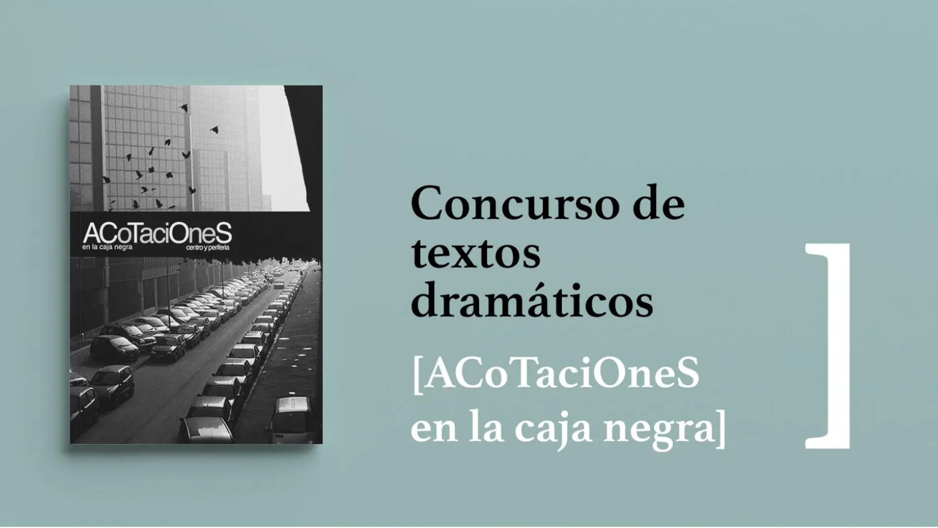 El plazo de presentación de los textos teatrales finaliza el 30 de abril