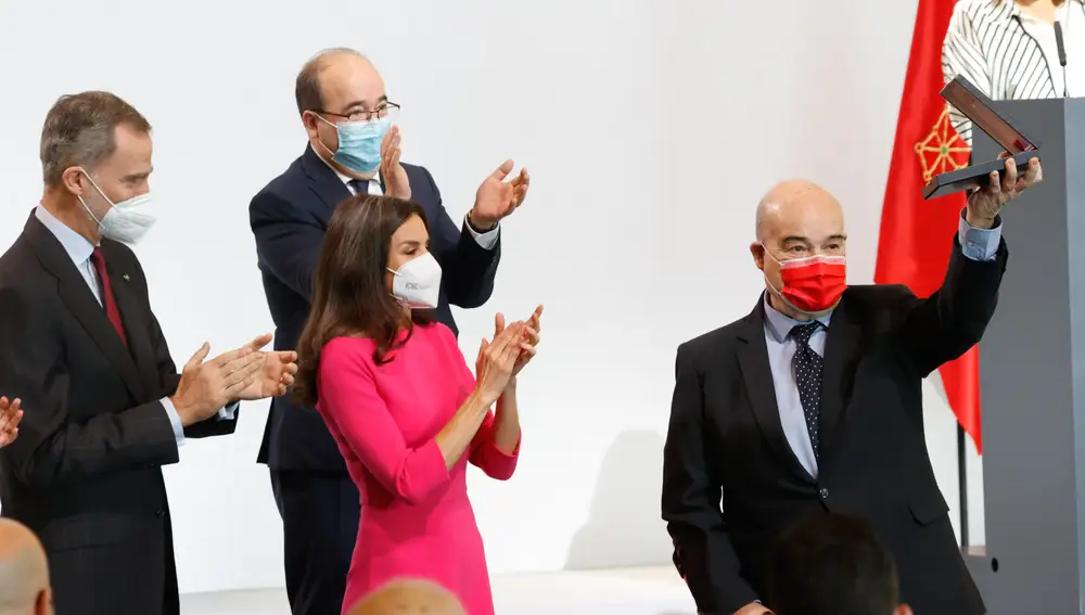 Felipe VI, Letizia Ortíz y Antonio Resines