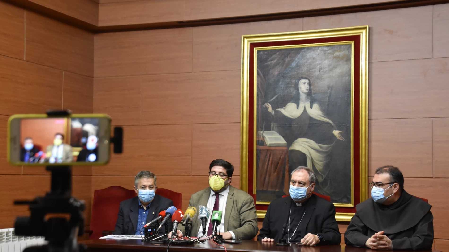 Presnetación de los actos con motivo del Año Jubilar Teresiano. OBISPADO DE ÁVILA 02/03/2022