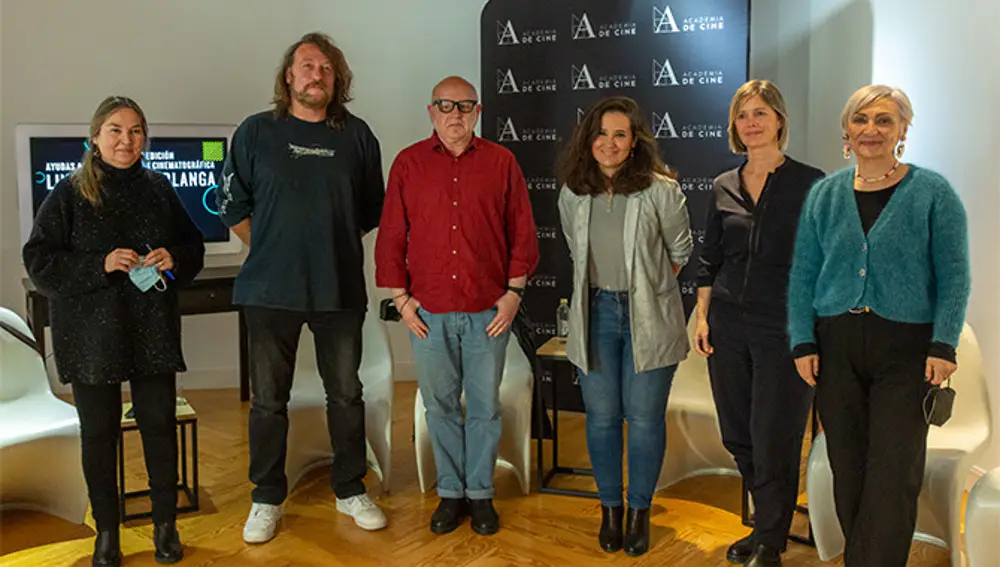 Los responsables de los proyectos seleccionados por la Academia de Cine