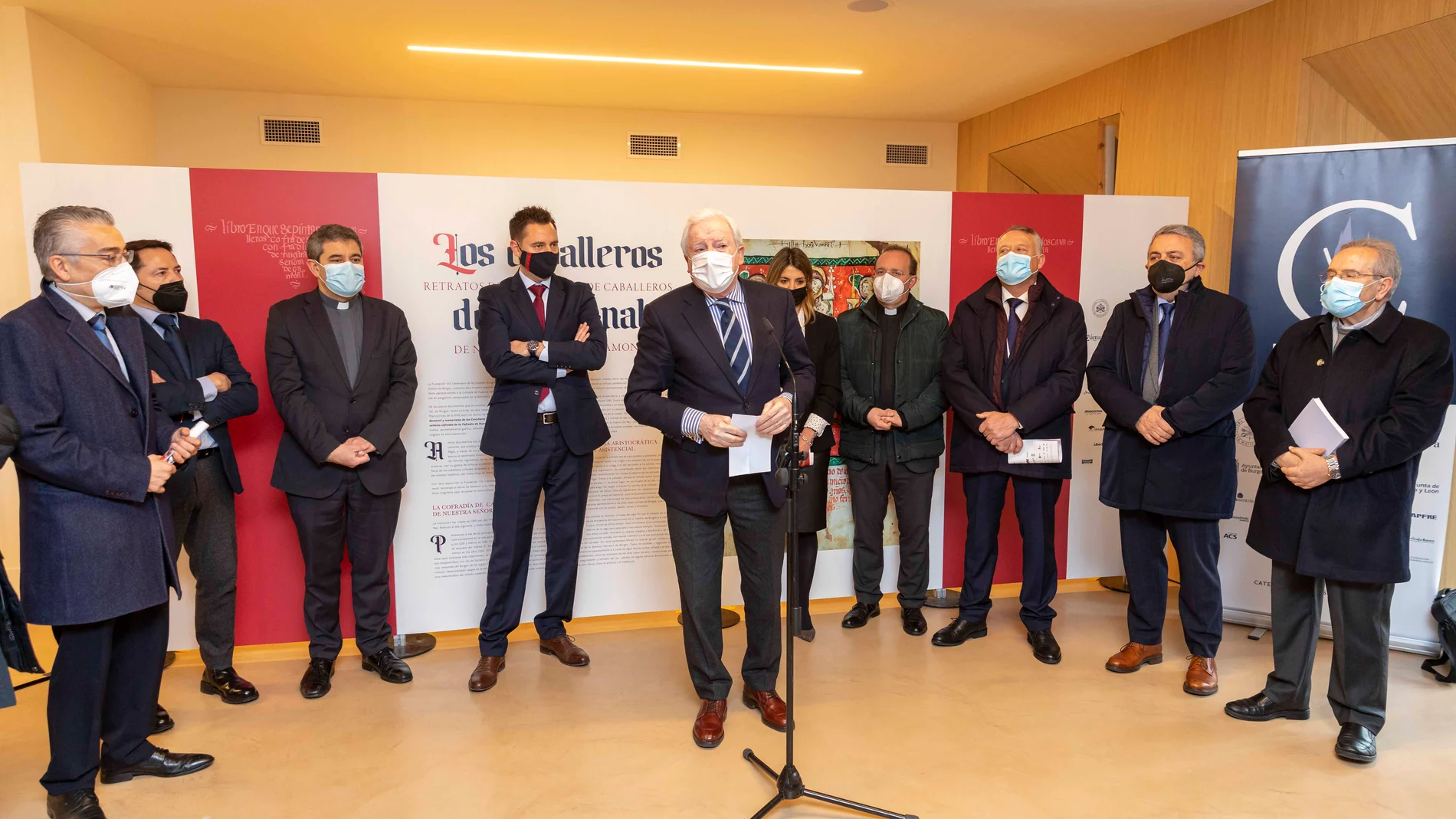 Inauguración de la exposición "Los caballeros de Gamonal"