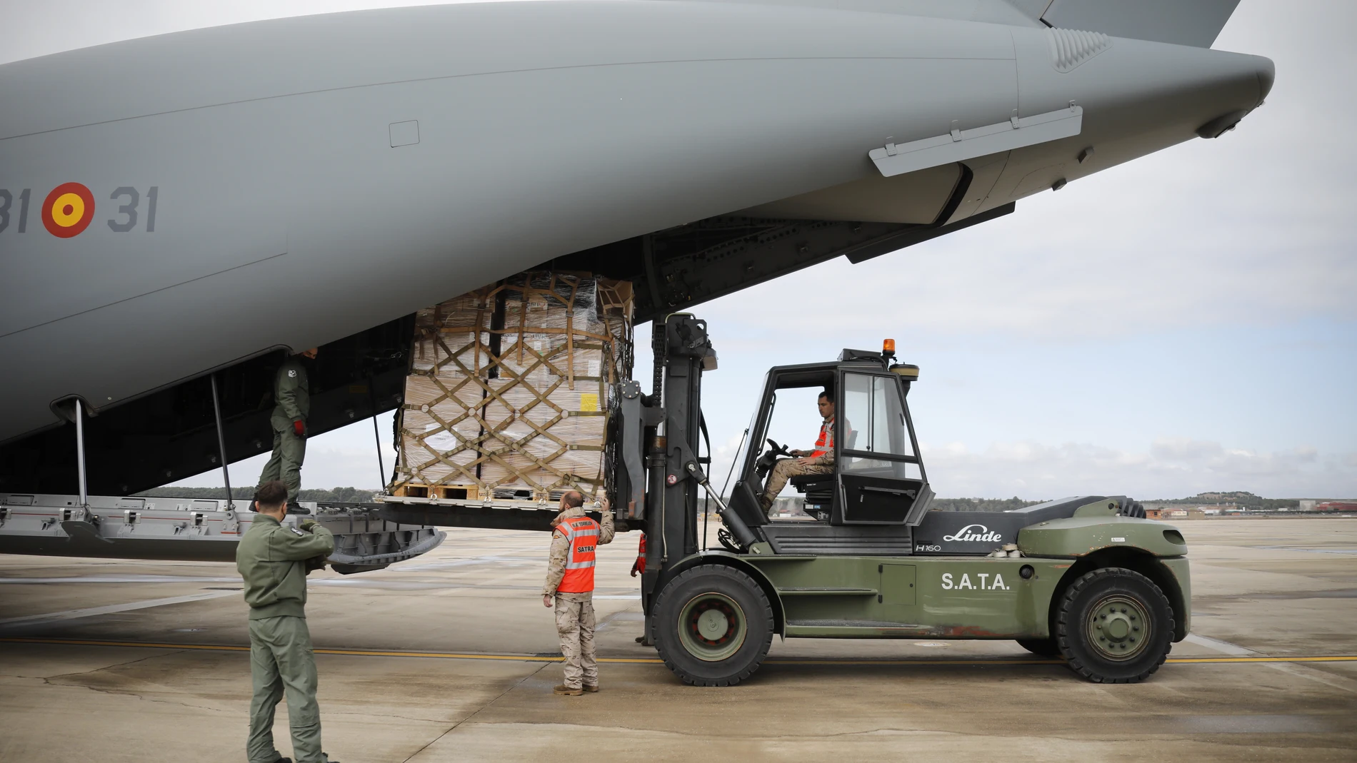 El Ejército del Aire ya transportó la pasada semana material defensivo para Ucrania