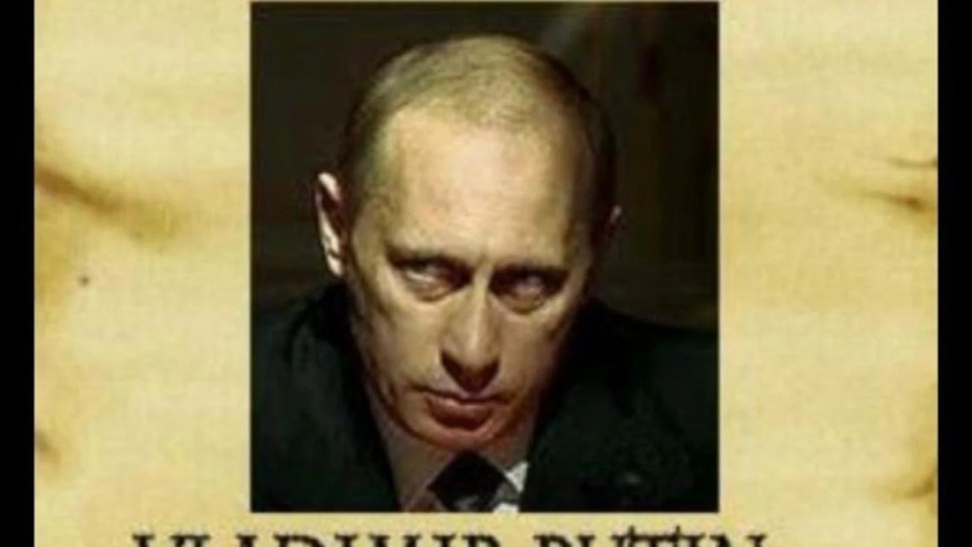 Cartel de Putin colgado por el empresario ruso Alex Konanykhin en LinkedIn